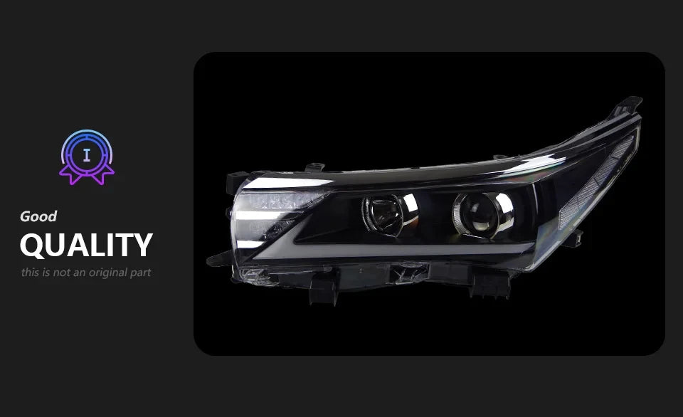 Toyota Corolla LED Headlight 2014 - 2016 Headlights DRL