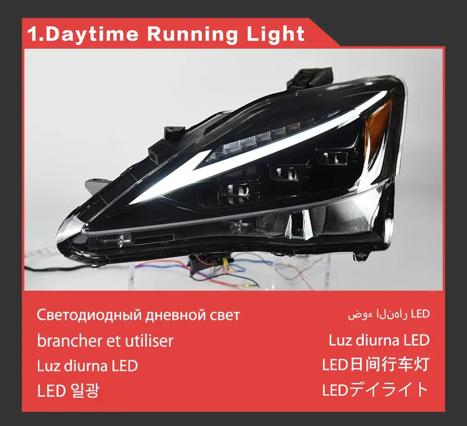 Car Lights for Lexus IS250 LED Headlight 2006-2012 IS300