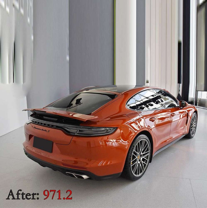 Car Craft Compatible With Porsche Panamera 970.1 970.2 2010-2013 Upgrade Facelift Convert To 2018-2023 971.2 Bodykit Bumper Headlight Taillight Trunk 1:1
