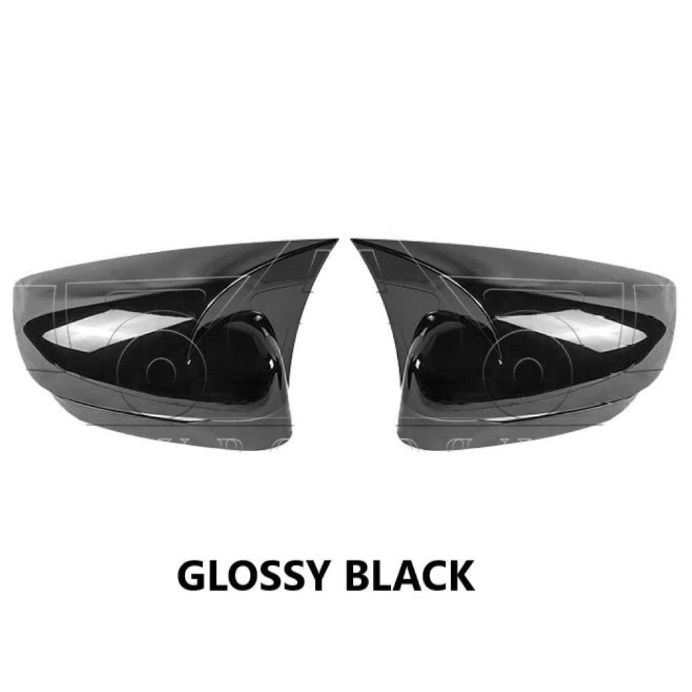 Car Craft Compatible With Bmw 5 Series G30 2017-2024 3 Series G20 2019-2024 7 Series G12 2017-2024 Side Rear View Case Wing Cap Shell Housing Mirror Covers 3m Tape Pasting Style Ar-mr-027 Glossy Black - CAR CRAFT INDIA