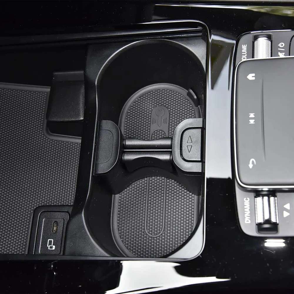 Car Craft Compatible With Mercedes A Class W177 19-25 Cla W118 Gla W247 Glb Class W247 B Class W247 20-25 Eqa W243 Eqb W243 22-25 Center Console Beverage Cup Drink Holder Separator Divider 1778109703 - CAR CRAFT INDIA