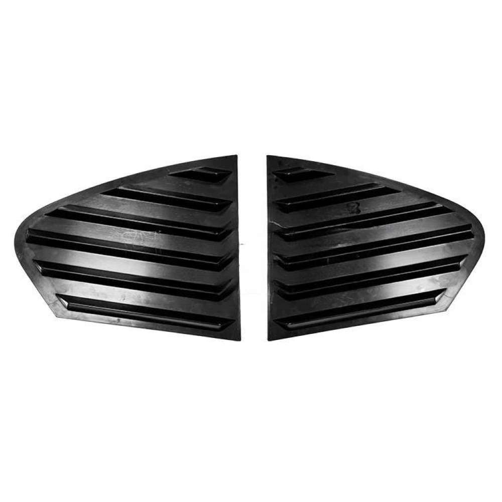 Car Craft Compatible With Bmw 5 Series F10 2010-2017 Plastic Side Vent Shutter Rear Window Louver Trim Ar-bm-0281 Glossy Black - CAR CRAFT INDIA