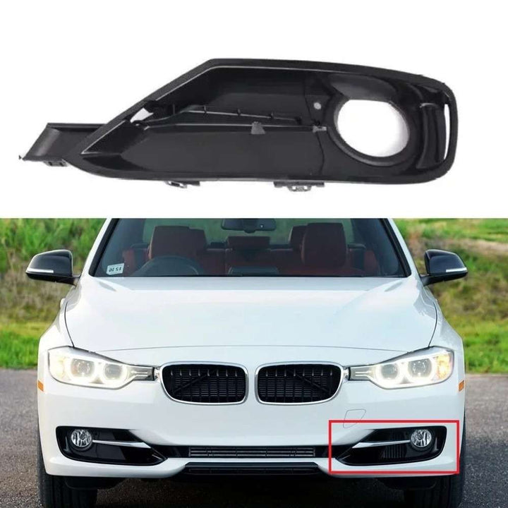Car Craft Compatible With Bmw 3 Series F30 2012-2015 Front Bumper Fog Lamp Light Protection Grille Cover 51117300739 Left CC-7983 - CAR CRAFT INDIA