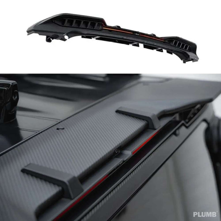Car Craft Compatible With Range Land Rover Defender 2020-2025 Plumb M-one Rear Trunk Wing Boot Lip Spoiler Carbon Fiber Plumb-013 - CAR CRAFT INDIA