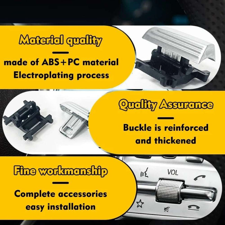 Car Craft Compatible With Mercedes Benz A B C E S Class W205 W206 W213 W214 W222 W223 W167 W247 W464 W465 H247 W253 W254 2019-2025 Gla Glc Gle Gls Steering Wheel Control Switch Button 0999058106-2 CC-8482