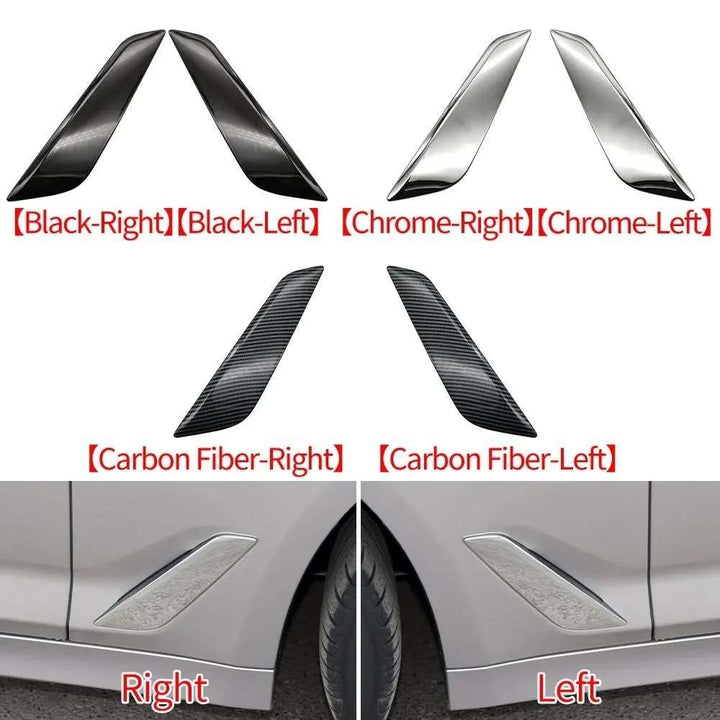 Car Craft Compatible With Bmw 5 Series G30 F90 2017-2024 Side Fender Decorative Bright Electroplated Strip Trim 51137349594 Right Chrome CC-8101 - CAR CRAFT INDIA