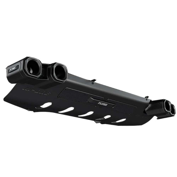 Car Craft Compatible With Range Land Rover Defender 2020-2025 Plumb M-one Rear After Lip Diffuser Guard Exhaust Pipe Four Outlet Tailpipe Retrofit Dry Carbon Fibe Plumb-011 - CAR CRAFT INDIA