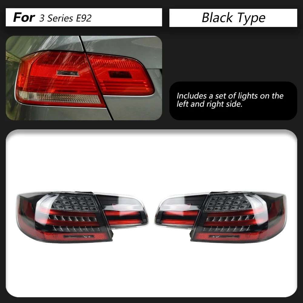 Car Craft Compatible With Bmw 3 Series M3 E92 E93 2006-2012 Car Rear Upgraded Tail Light Lamp Xenon Taillight Retrofit Upgrade Modified Led Drl Hid Smoke CC-8456 - CAR CRAFT INDIA