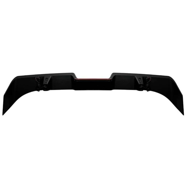 Car Craft Compatible With Jeep Wrangler 2007-2017 Rear Trunk Wing Boot Roof Spoiler Lip Splitter Skirt Ar-jeep-002 Cf Carbon Fiber Look