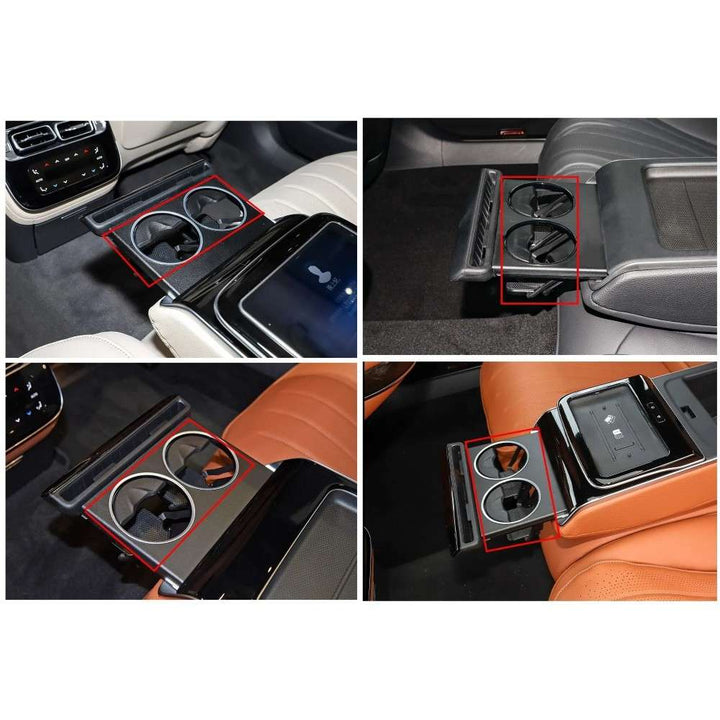 Car Craft Compatible With Mercedes Benz S Class W223 2020-2025 E Class W214 2024+ Glc W254 X254 2024+ Rear Center Console Water Cup Drink Holder Buckle Clip 2238130300-3 Model C CC-8471 - CAR CRAFT INDIA