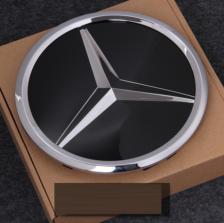 Car Craft Compatible With Mercedes A B C E S Class Ml Gl Gle Gls Cla Gla Glc Slk Grill Letter Logo Badge Emblem Sticker Glass Mirror Flat Logo 18.5 Cm W213