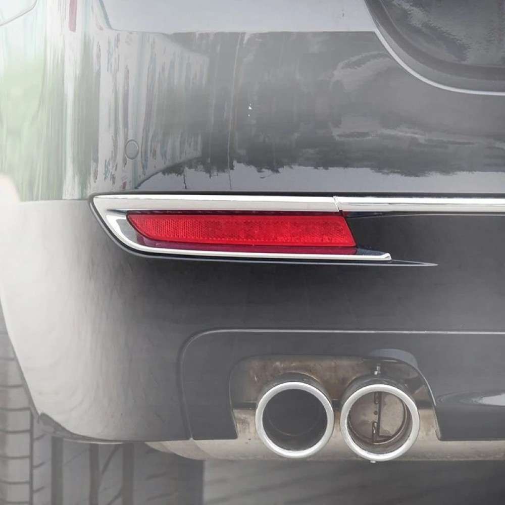 Car Craft Compatible With Bmw 5 Series F10 Lci 2014-2017 Rear Bumper Chrome Trim Protective Rubber Strip Molding 51127341675 Dh Left CC-7978 - CAR CRAFT INDIA