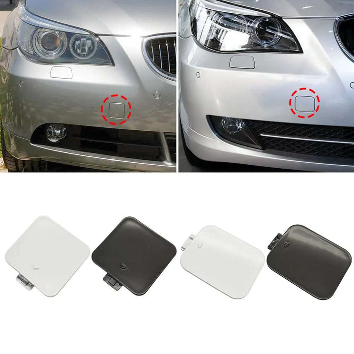Car Craft Compatible With Bmw 5 Series E60 2003-2009 Rear Bumper Tow Hook Towing Tochan Trailer Cover 51117111787 Model A Unpainted CC-8096 - CAR CRAFT INDIA