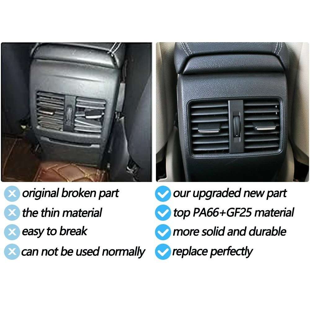 Car Craft Compatible With Mercedes Benz A Class W176 13-18 Cla W117 13-19 Gla W156 15-19 B Class W246 11-19 Car Rear Ac Vent Air Vent Outlet Grille Slider Clip Repair Kit 24683000039h68-hr Right - CAR CRAFT INDIA