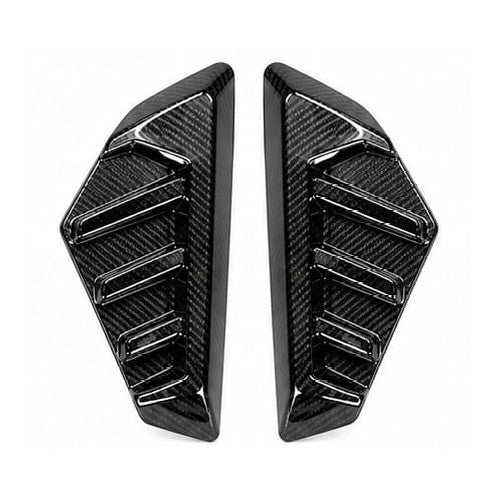 Car Craft Compatible With Bmw X5 G05 Lci 2023+ Side Fender Air Vent Trim Cover Wing Air Flow Intake Cover Zst-1190 Cf Carbon Fiber Look CC-9287