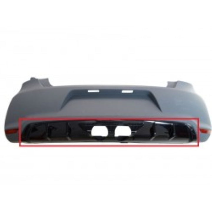 Car Craft Compatible With Vw Volkswagen Polo 2010-2024 Upgrade Facelift Convert To R400 R Line Style Rear Bumper Bodykit Fog Lamp Light Grill Mesh Rear CC-7216 - CAR CRAFT INDIA