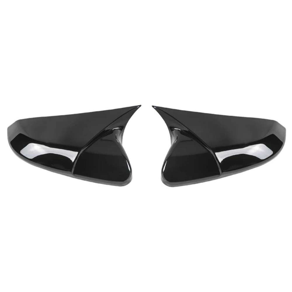 Car Craft Compatible With Honda Civic 2016-2021 Side Rear View Case Wing Cap Shell Housing Mirror Covers 3m Tape Pasting Style Ar-mr-013 Glossy Black CC-8062 - CAR CRAFT INDIA