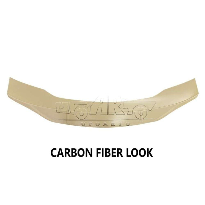 Car Craft Compatible With Audi A3 2014-2020 Rear Trunk Wing Boot Spoiler Lip Splitter Skirt R Style Ar-audi-039 Cf Carbon Fiber Look - CAR CRAFT INDIA