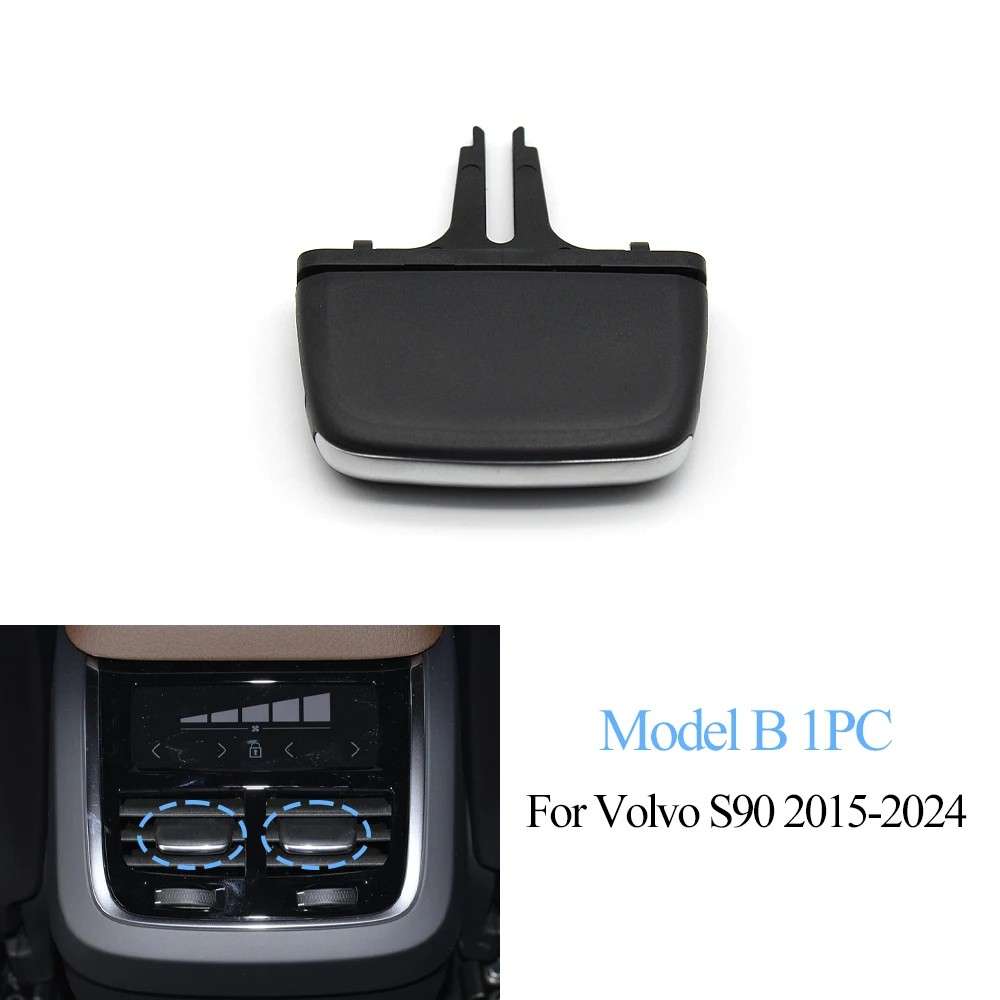 Car Craft Compatible With Volvo S90 S90l 2015-2026 Car Rear Air Conditioning Ac Vent Grille Outlet Slider Tab Clip Repair Kit Rear B 31365121 B CC-8114 - CAR CRAFT INDIA