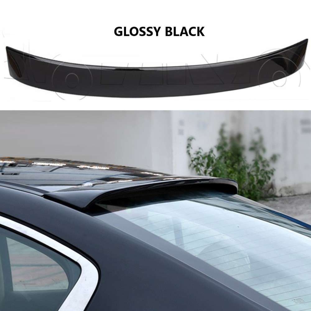 Car Craft Compatible With Honda Accord 2008-2013 Rear Trunk Wing Boot Roof Spoiler Lip Splitter Skirt Ar-honda-040 Glossy Black