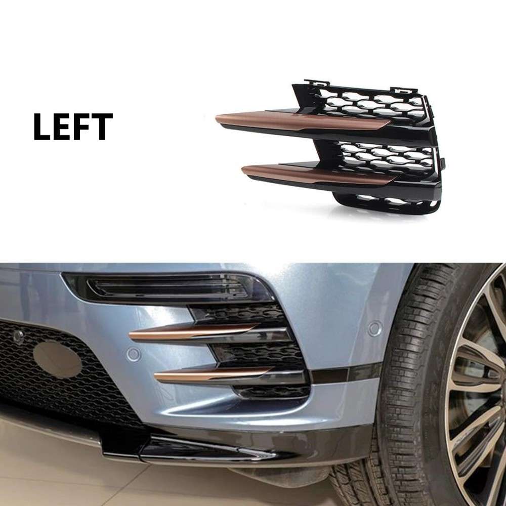 Car Craft Compatible With Land Range Rover Velar 2017-2024 L560 Fog Lights Lamps Decoration Gril Cover Trim Lr093470 Left - CAR CRAFT INDIA