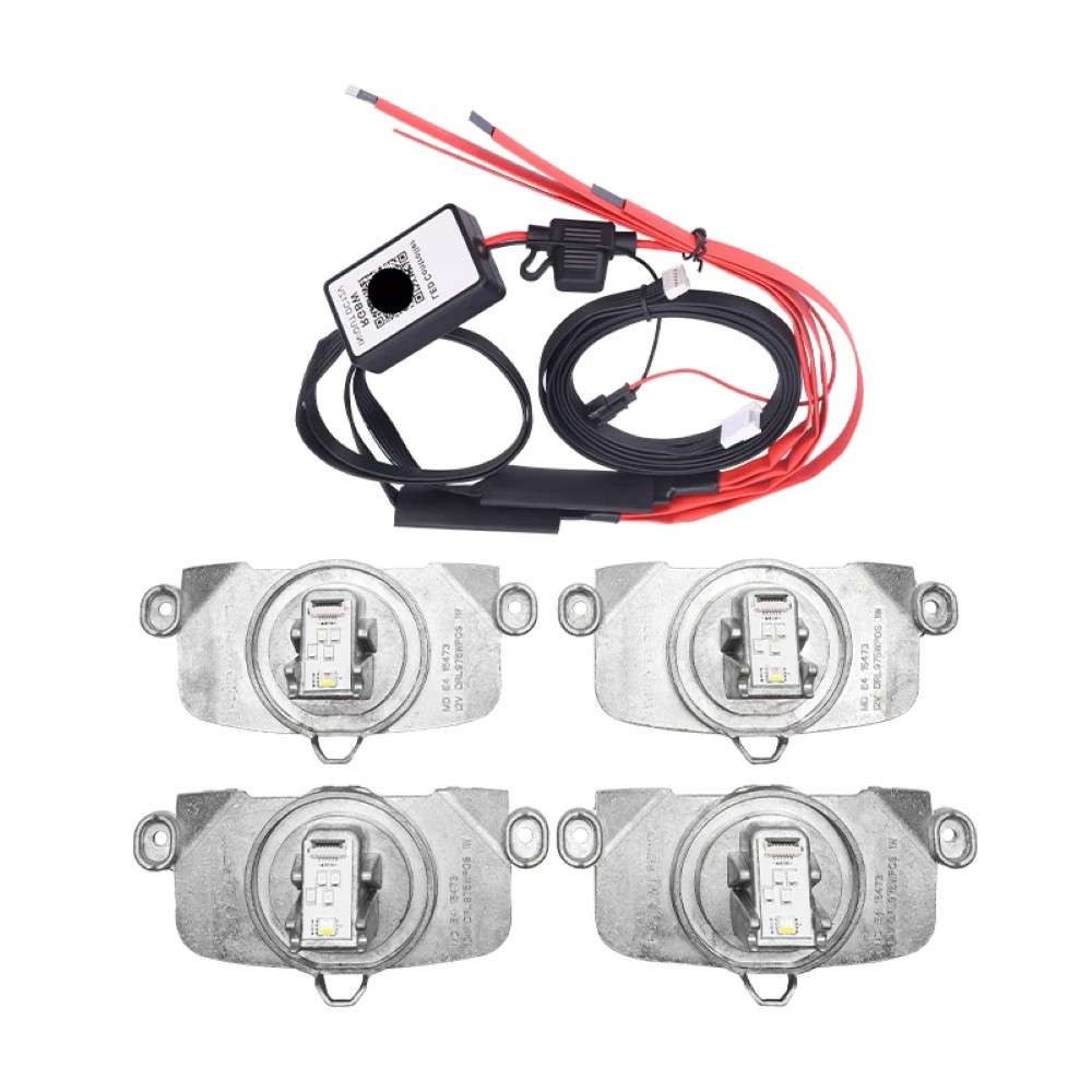 Car Craft Compatible With Bmw 3 Series Gt F34 2012-2015 Headlight Drl Daytime Running Light Angel Eye Led Module Rgbw Color Csl Style CC-8480 - CAR CRAFT INDIA