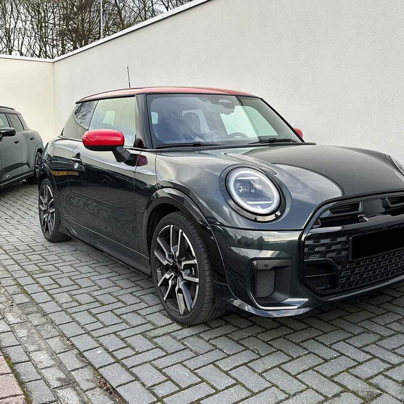 Car Craft Compatible With Mini Cooper Jcw F66 F67 2024+ Jcw F66 F67 Car Side Skirts Splitter Running Board Trim Zst-1389 Cf Carbon Fiber Look - CAR CRAFT INDIA