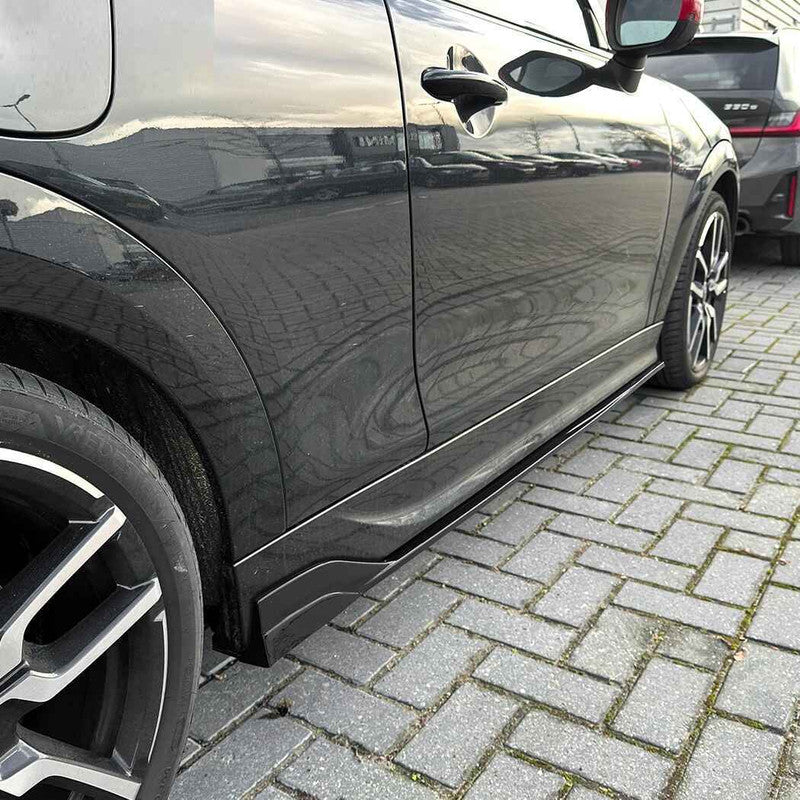 Car Craft Compatible With Mini Cooper Jcw F66 F67 2024+ Jcw F66 F67 Car Side Skirts Splitter Running Board Trim Zst-1389 Cf Carbon Fiber Look - CAR CRAFT INDIA