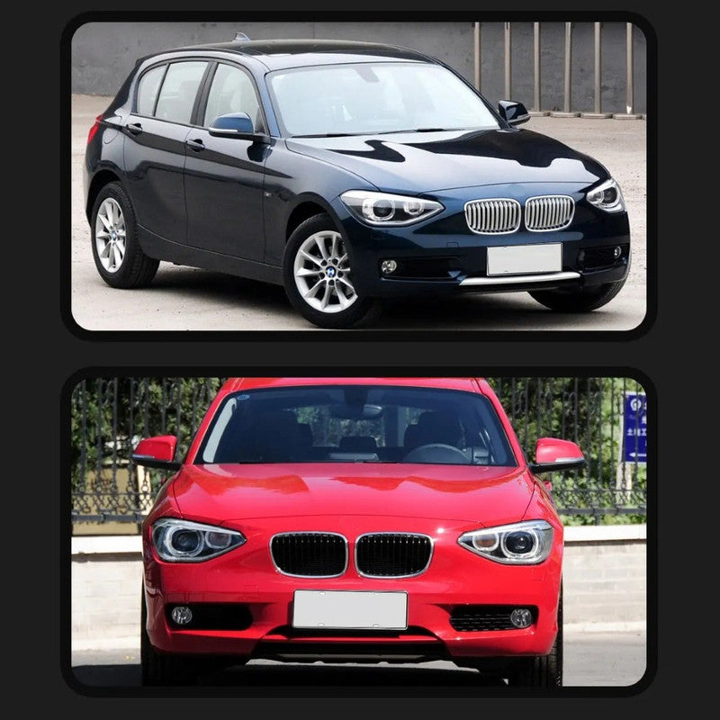 Car Craft Compatible With Bmw 1 Series F20 2011-2014 Car Front Upgraded Head Light Lamp Xenon Headlight Retrofit Upgrade Modified Led Drl Hid Led Lci Style For Helogen Car