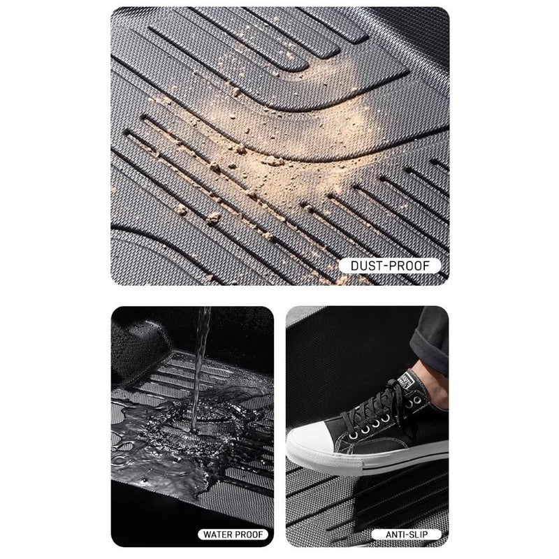 Car Craft Compatible With Toyota Land Cruiser Lc200 Lc 200 2007-2017 Car Floor Foot Mats Mat Rubber Eco-friendly All Weather 5d Tpe Rhd Carpet Waterproof Anti-slip Full Set Bk-jd-039