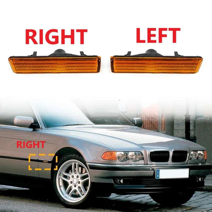 Car Craft Compatible With Bmw 7 Series E38 1995-2001 Side Fender Light Turn Signal Sand Board Indicator Lights 63138360216 Gc Right CC-7998 - CAR CRAFT INDIA