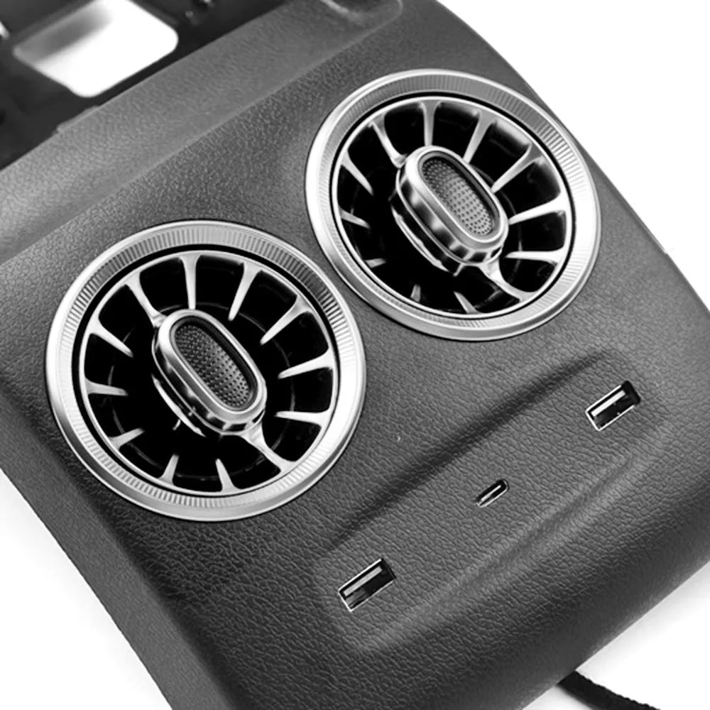 Car Craft Compatible With Mercedes Benz A Class W176 B Class W246 Cla W117 Gla W156 Class 2013-2018 Ambient Ambiance Led Light Vents Speaker Decorative Interior Kit Atmosphere Lamp Air Ac Vent Turbine Rear