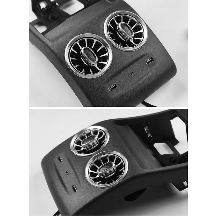 Car Craft Compatible With Mercedes Benz A Class W176 B Class W246 Cla W117 Gla W156 Class 2013-2018 Ambient Ambiance Led Light Vents Speaker Decorative Interior Kit Atmosphere Lamp Air Ac Vent Turbine Rear