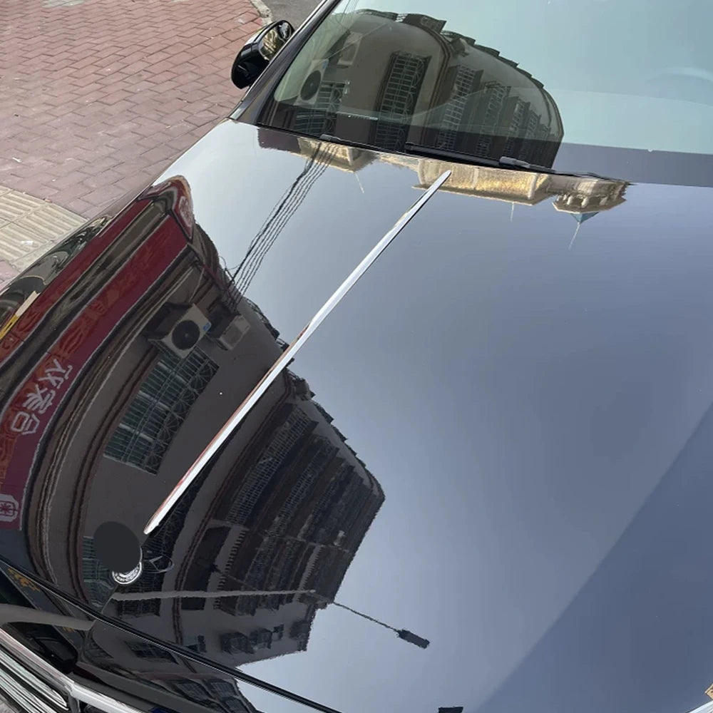 Car Craft Compatible With Mercedes Benz A C E S Cla Class Glc Gle Gls W177 W204 W205 W206 W212 W213 W2014 W221 W222 W223 W117 H247 W253 W254 W166 X166 W167 X167 Engine Hood Bonnet Chrome Trim Molding Maybach Style