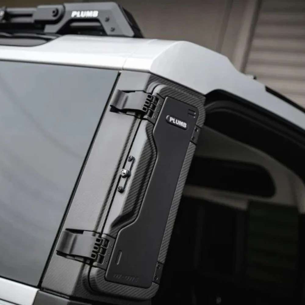 Car Craft Compatible With Range Land Rover Defender 2020-2025 Plumb M-one Side Mounted Tool Equipment Box Carrier Plumb-007 - CAR CRAFT INDIA
