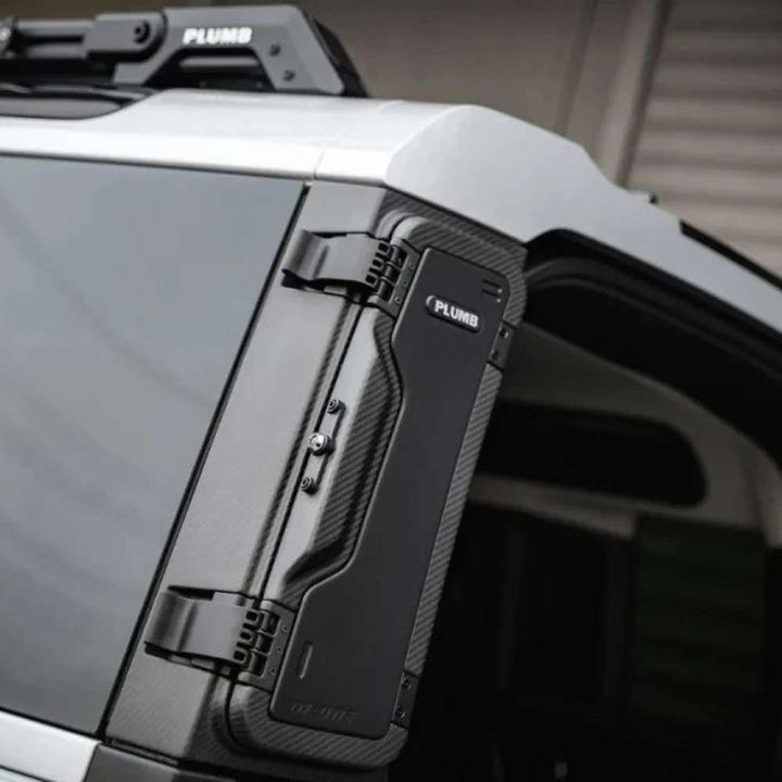 Car Craft Compatible With Range Land Rover Defender 2020-2025 Plumb M-one Side Mounted Tool Equipment Box Carrier Plumb-007 - CAR CRAFT INDIA