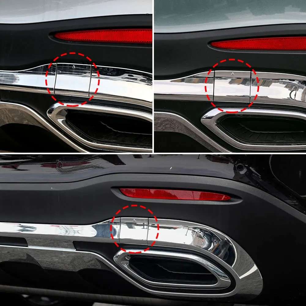Car Craft Compatible With Mercedes Benz Glc W254 2022-2024 Rear Bumper Tow Hook Towing Tochan Trailer Cover 2548857800 Chrome CC-8091 - CAR CRAFT INDIA