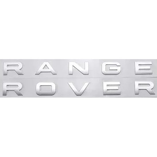 Car Craft Compatible With Range Land Rover Rrs Rrv Vogue Sport Discovery Evoque Defender Letter Logo Badge Emblem Sticker 475*30mm Chrome