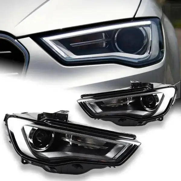 A3 Headlights 2013-2016 Upgrade S3 All LED Headlight DRL