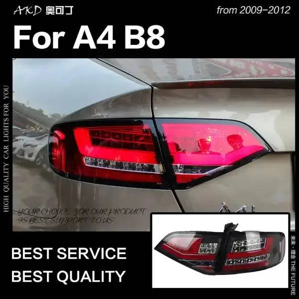 A4 B8 Tail Lights 2009-2012 A4L LED Tail lamp light LED DRL