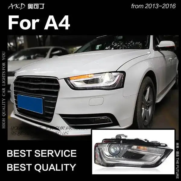 A4 Headlights 2013-2016 A4L RS4 Sedan Headlight DRL Hid