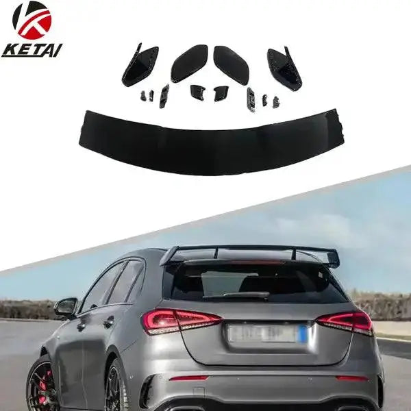 A45 AMG Style Gloss Black Car Spoiler for BENZ W177