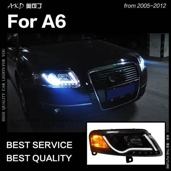 A6 Headlights 2005-2011 A6 C5 C6 Taiwan Sonar LED Headlight