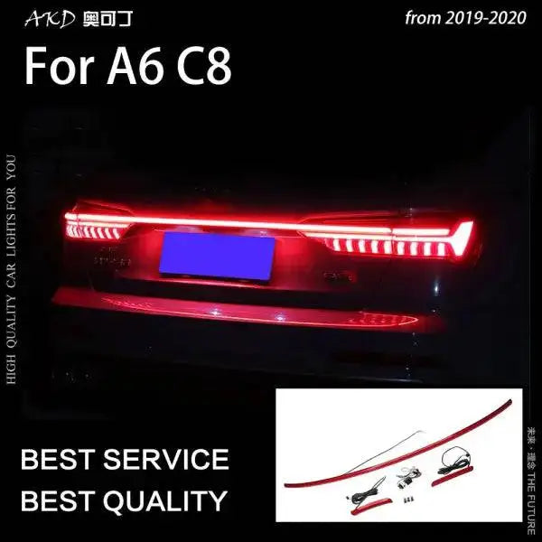 A6 Tail Lights 2019-2020 A6 C8 LED Tail lamp light