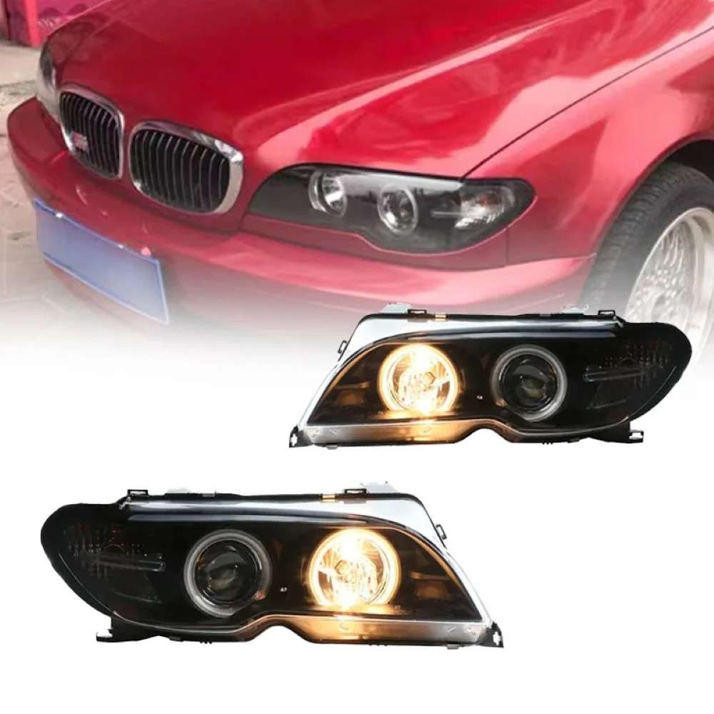 Car Craft Compatible With Bmw 3 Series Lci E46 2003-2005 Two-door Coupe With Original Halogen Version Car Upgraded Head Light Lamp Xenon Headlight Retrofit Upgrade Modified Led Drl Hid Headlights - CAR CRAFT INDIA