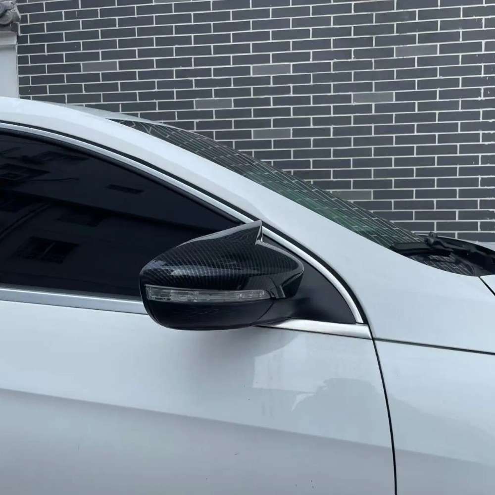 Car Craft Compatible With Volkswagen Vw Passat 2011-2016 Side Rear View Case Wing Cap Shell Housing Mirror Covers 3m Tape Pasting Style Ar-mr-036 Glossy Black CC-8084 - CAR CRAFT INDIA