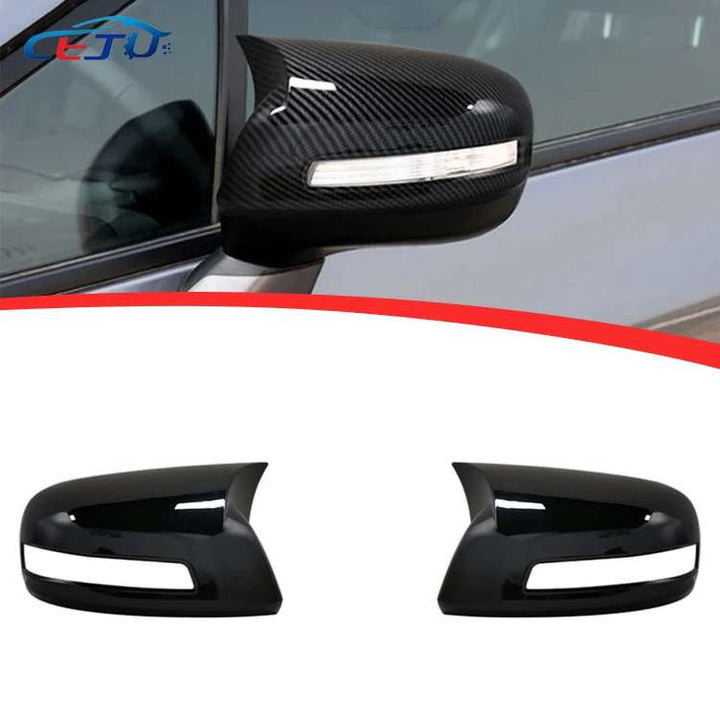 Car Craft Compatible With Honda Civic 2012-2015 Side Rear View Case Wing Cap Shell Housing Mirror Covers Without Lamp Car 3m Tape Pasting Style Usa Ar-mr-012 Glossy Black CC-8068 - CAR CRAFT INDIA