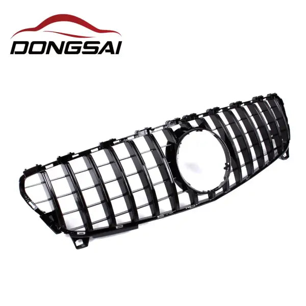 ABS Black GT Style Front Bumper Grille Grill Mesh for Mercedes Benz a Class W176 A45 AMG 2016-2018