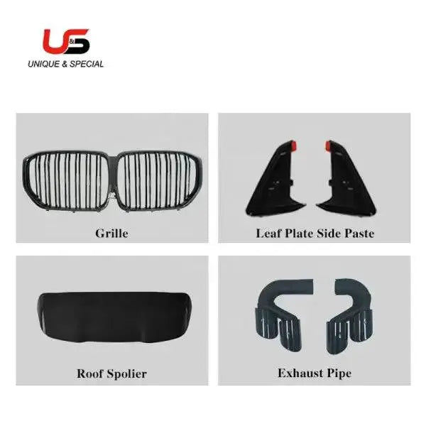 Abs Carbon Fiber Bodykit Front Rear Car Bumpers Side Skirts