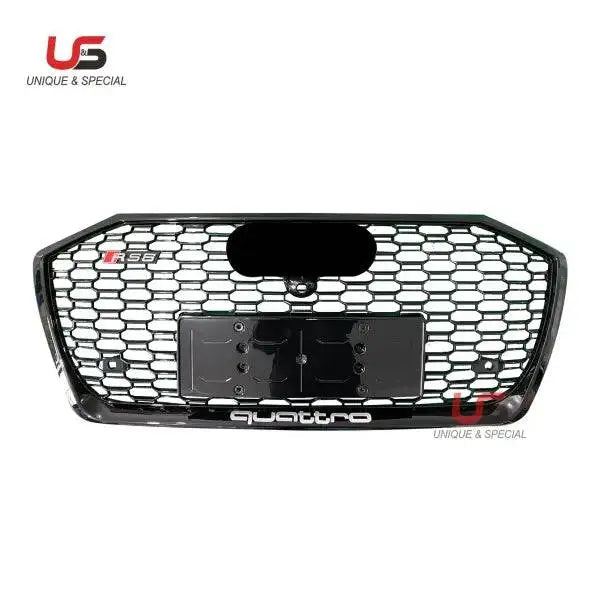 ABS Honeycomb Black Frame Black Mesh RS6 Grille S6 Body Kit